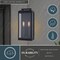Vaxcel Hampton 2 Light 15.5-in H Black Indoor Outdoor Wall Lantern Fixture with Clear Glass T0706 - alternate 6